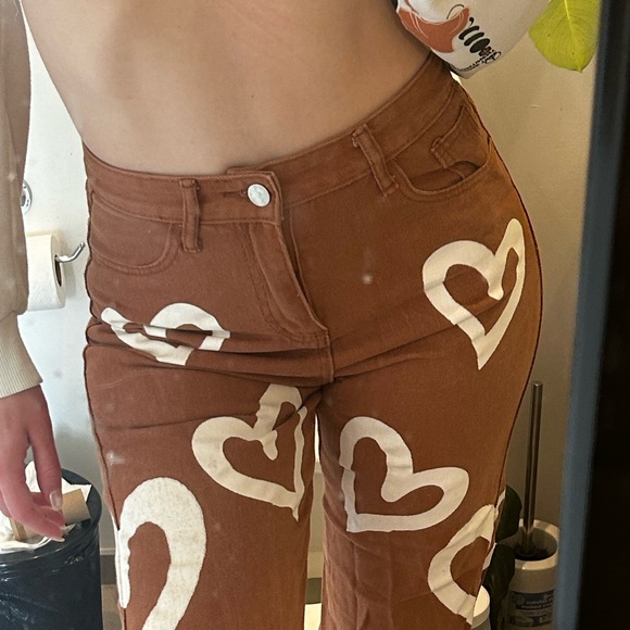 Spray paint Heart Jeans brown - Picture 2 of 5